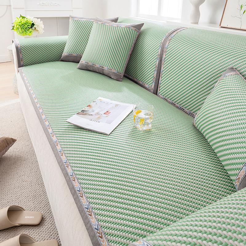 Strictly Selected Rattan Mat Sofa Cushion Summer Summer Mat Seat Cushion Non-Slip Sofa Cover Cold Cover Cloth Cool Cushion