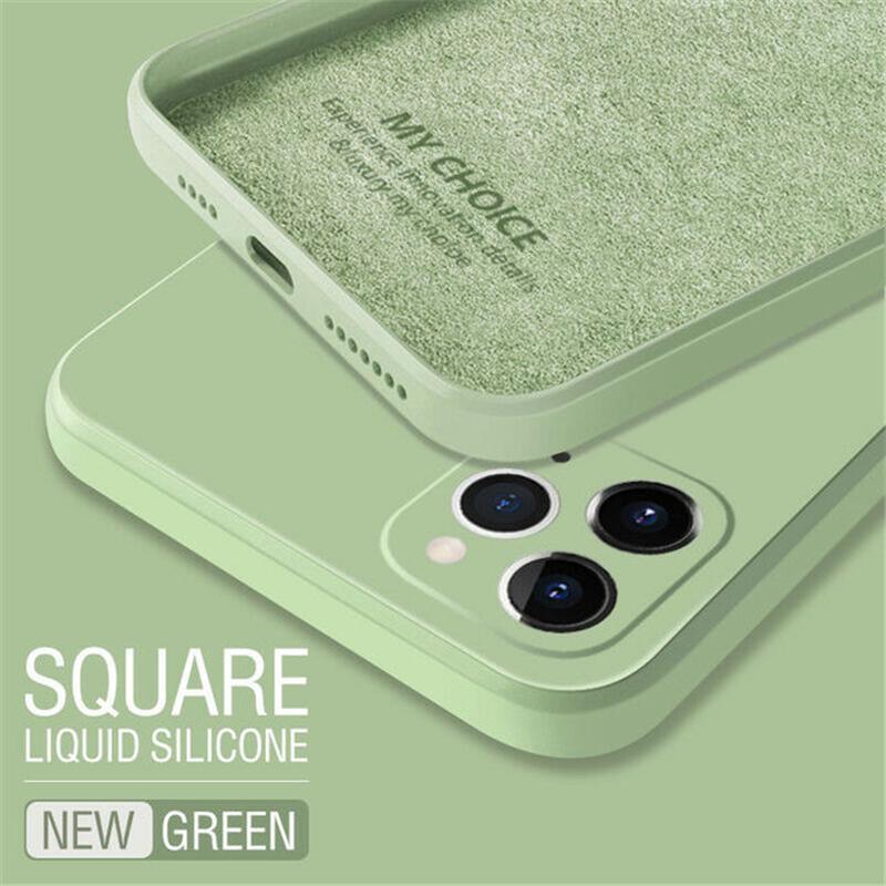 Skin Feel Liquid Silicone Case For Xiaomi Redmi Note 12 11 10 Pro 11S 10S A1 10C 10A 9T Poco X4 X3 NFC M4 M3 Pro 4G 5G Shockproof Square Soft Cover