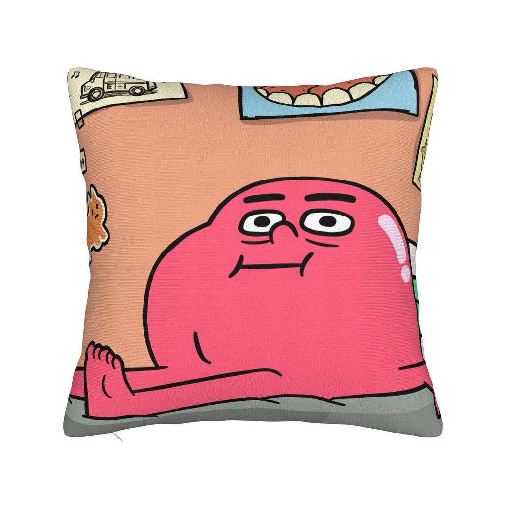 Apple and Onion Pillow Cover Comfy Cushion Cover Funny Pillow Case For Office Car Home Decor