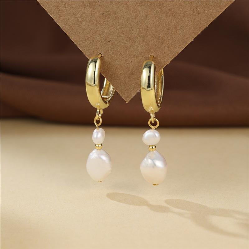 Arvaleff Baroque Pearl Tassel Earrings - Luxurious High-End Feel