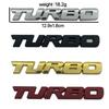 1Pc LARGE Car Sticker Turbocharged Turbo Metal Alloy 3D Badge Car Modification Accessories Rear Marked Side Marking Decorative