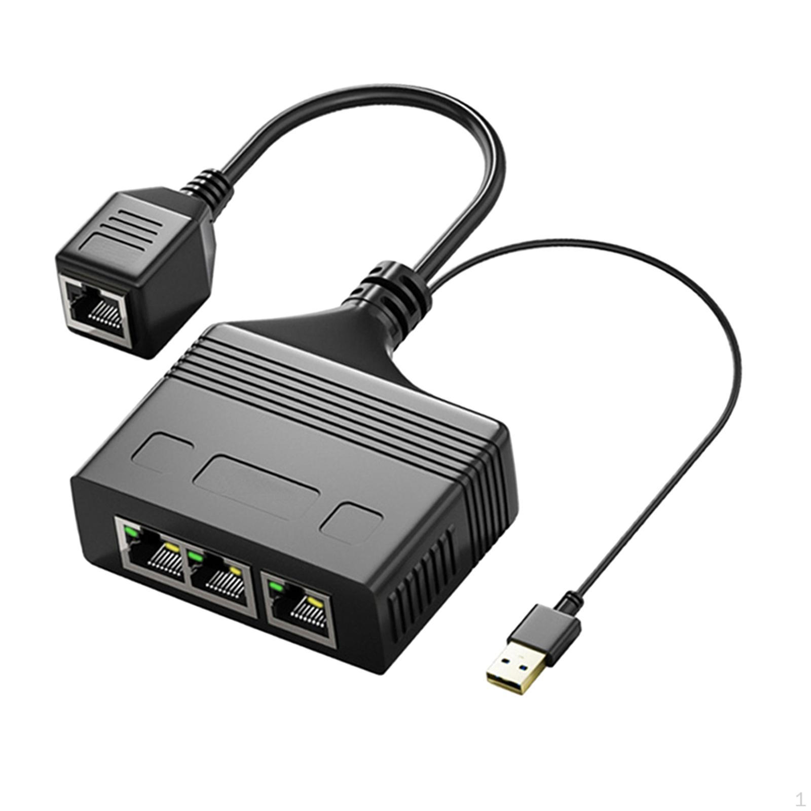

High Performance Ethernet Splitter Cable for Multiple Connections 1to3 1000Mbps Female