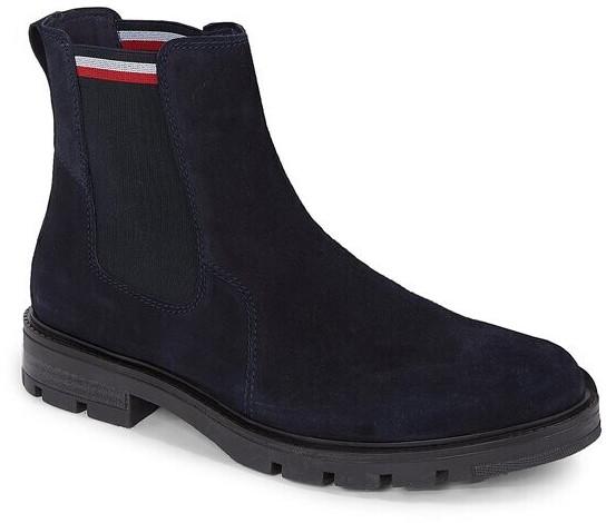Boots Tommy Hilfiger Corpoarte Hilfiger Suede (FM0FM04803) (FM0FM04803-DW5) Desert Sky
