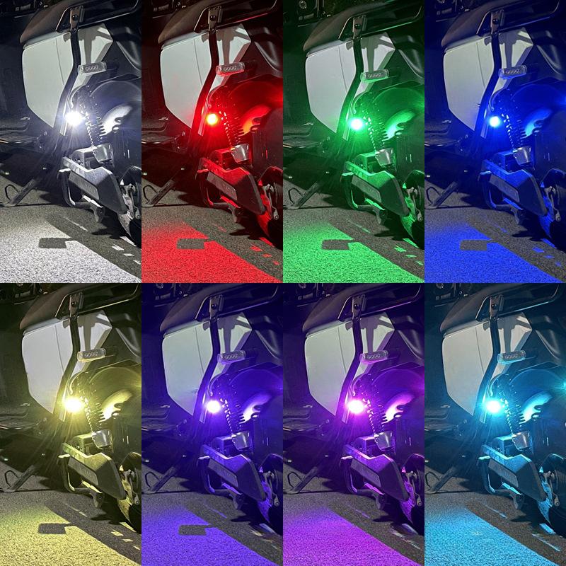 Kabellose Auto-Atmosphärenleuchte LED-Stroboskoplichter Warnleuchten RGB LED Flugzeug-Stroboskoplichter Auto Motorrad LED-Lampe