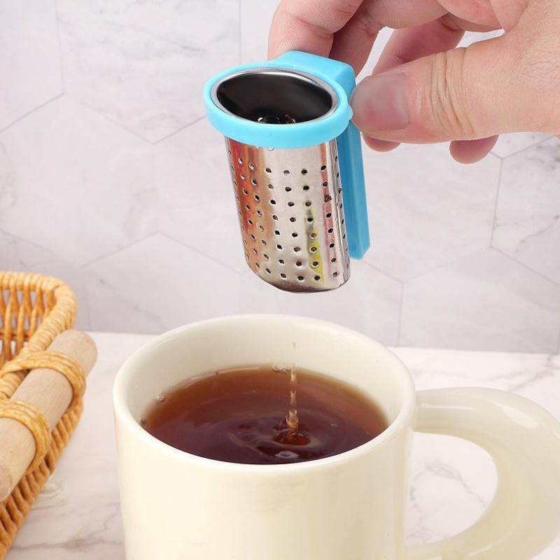 Hanging Tea Infuser Clip Food Grade Stainless Steel Tea Strainer Easy Clean for Home Daily Tea Making Use