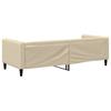 Vidaxl Sofa With Sleeping Function, Cream, 80X200 Cm, Upholstered In Fabric