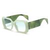 New European and American fashion wide-footed small-frame sunglasses personalized street shooting catwalk men's and women's versatile sunscreen sun