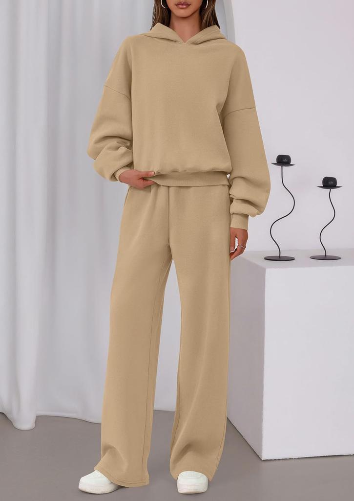 Europe, America and foreign trade 2025 autumn and winter fashion leisure sports suit zipper long-sleeved sweater wide-leg pants two-piece set women