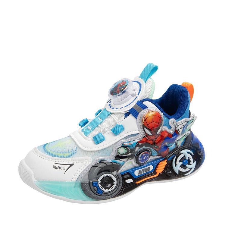 

2025 autumn new children s sports shoes single net casual shoes children s light button running shoes 30 yards inner length about 18.6CM