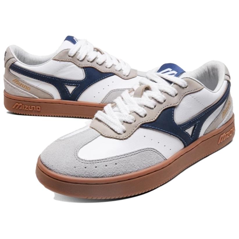 Mizuno Court Lite S Comfortable Fashion Durable Waterproof Lifestyle Casual Shoes Unisex Casual Shoes White Gray Blue D1GH223203