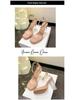 2024 Women's Transparent High Heels: Waterproof Platform Crystal Sandals with Thick Heel, Summer Fairy Style