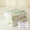 High Quality Floral Print Cooling Quilt Soft Lightweight Washed Cotton Quilt Skin Friendly Airable Summer Blanket Bedroom