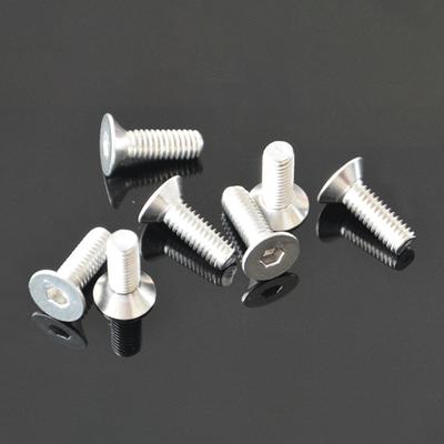 Viti Bulloni M5 x 10 12 14 16 18 20 25 30-50mm Testa Svasata Piatta Esagonale Allen Socket Acciaio Inossidabile 304 Fai da Te Modello Auto Mobili