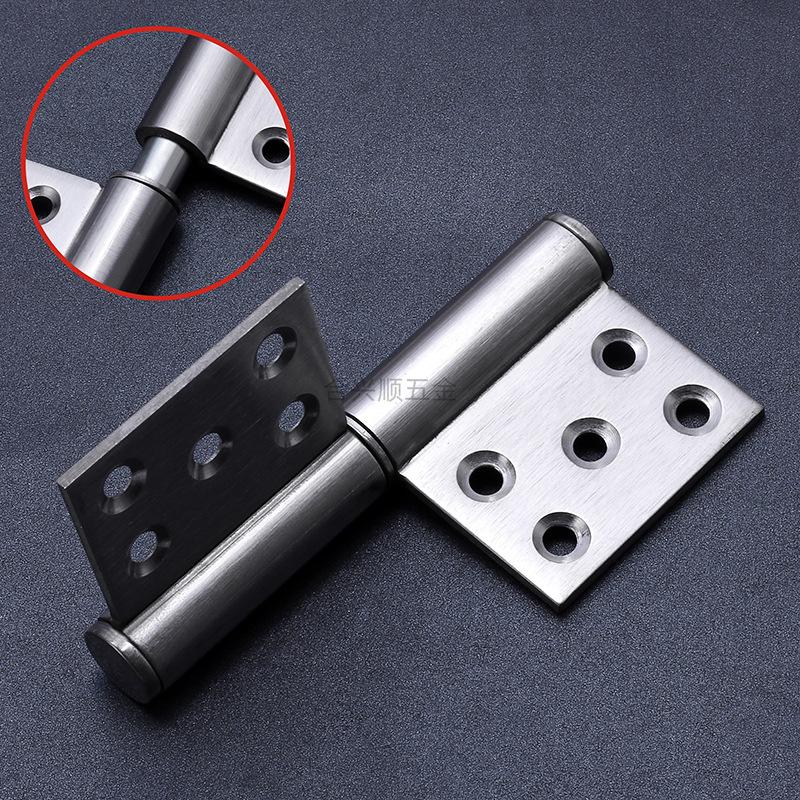 2PCS 201 stainless steel flag shaped hinge detachable fireproof door flag shaped release hinge hinge hinge