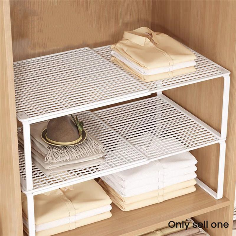 Wardrobe Divider Board Retractable Expandable Telescopic Closet Shelf Adjustable Layered Partition Cabinet Organizer