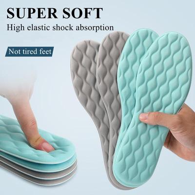 Latex-Massage-Einlegesohlen für Schuhe, bequem, atmungsaktiv, schweißabsorbierend, Deodorant, Stoßdämpfung, Herren- und Damen-Schuhpolster Nr. 8