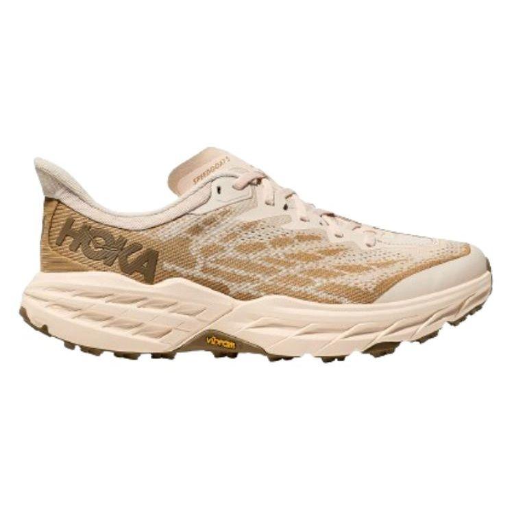 HOKA Speedgoat 5 Vanilla Wheat Men Sneakers Cream 1123157-VLW