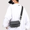 Trendy Plaid Men's Shoulder & Chest Crossbody Bag