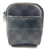 Louis Vuitton N47625 Damier Graphite Makeup Cosmetics Pouch Clutch Bag