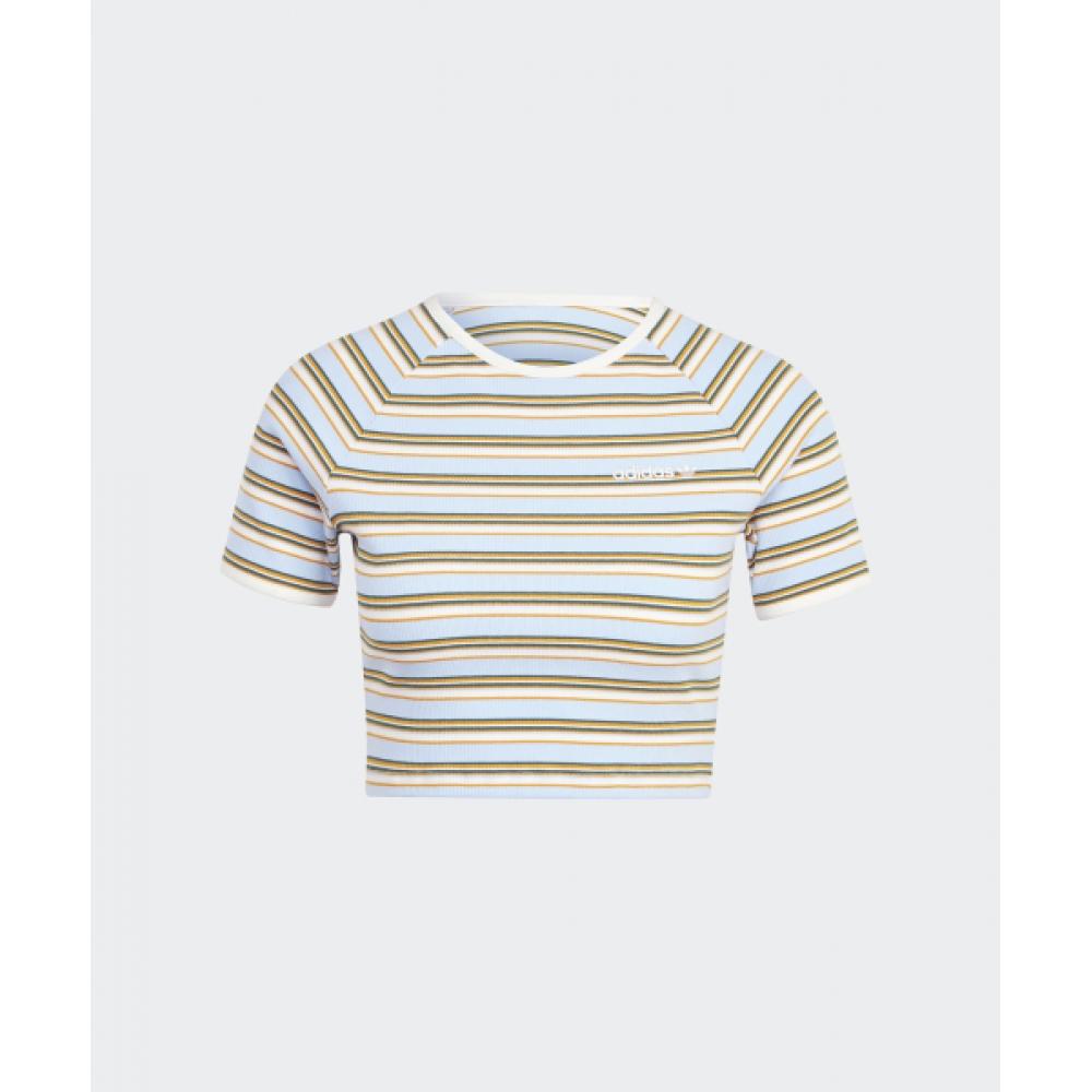 ◆adidas◆ Lip Stripe Tee Sky Blue JC6167 Adidas Lip Stripe Tee Sky Blue Jc6167 uygun fiyatlı satın