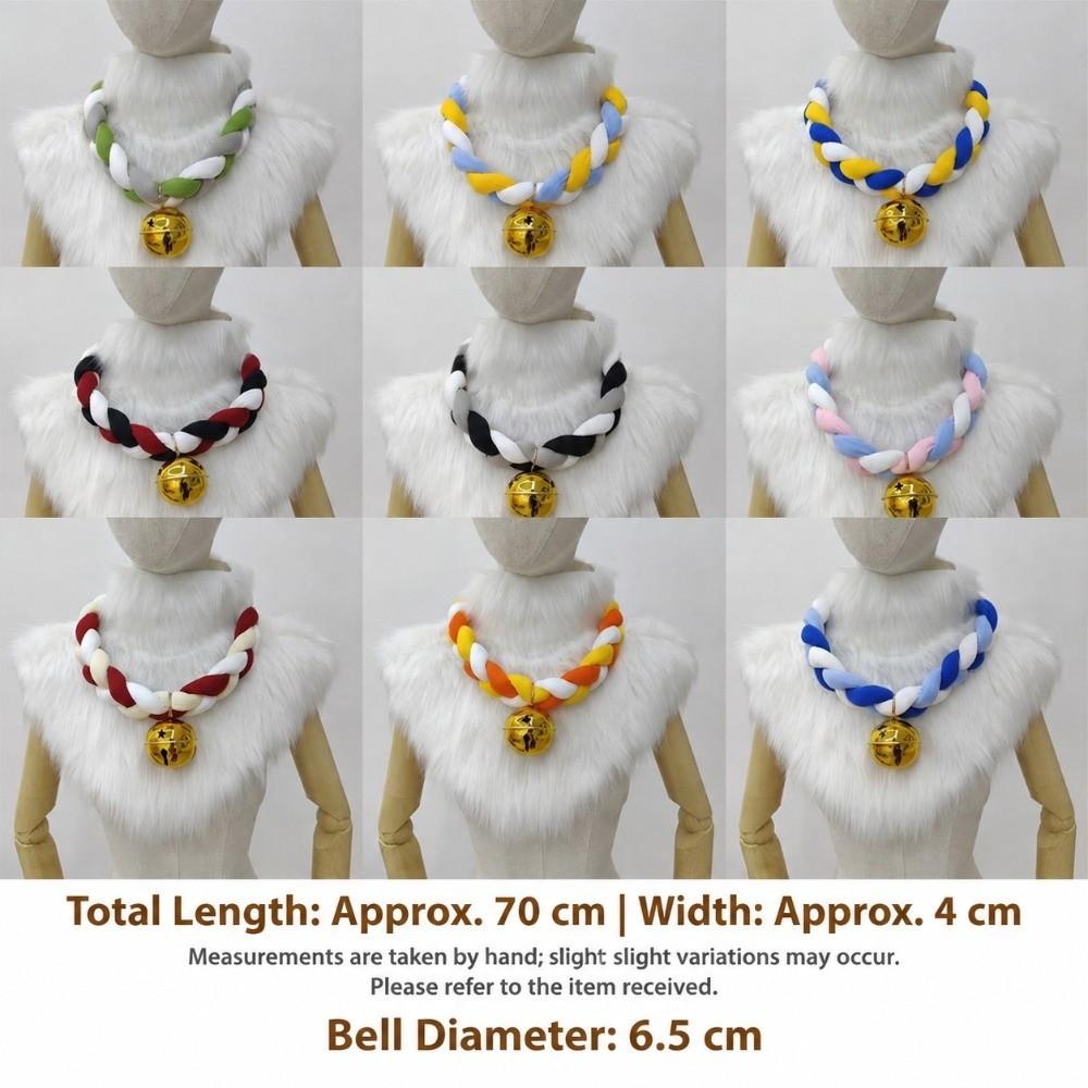Handmade Bell Collar Necklace With Bell Cosplay Costume Necklace Animal Cosplay