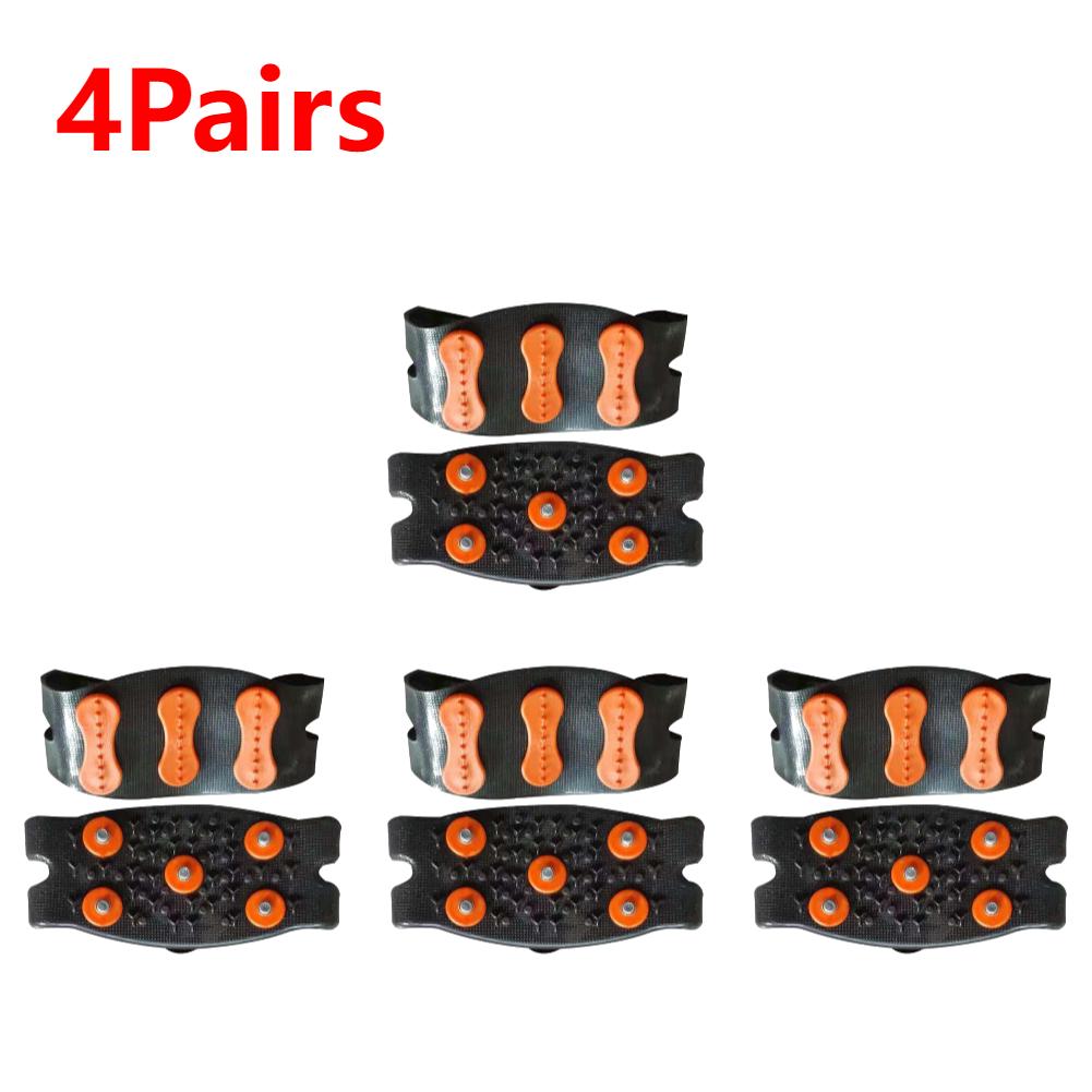 5 Stud Climbing Crampons Anti Slip Gripper Unisex Shoe Spikes Lightweight Foldable Extreme Mountain Climbing Traction Gear