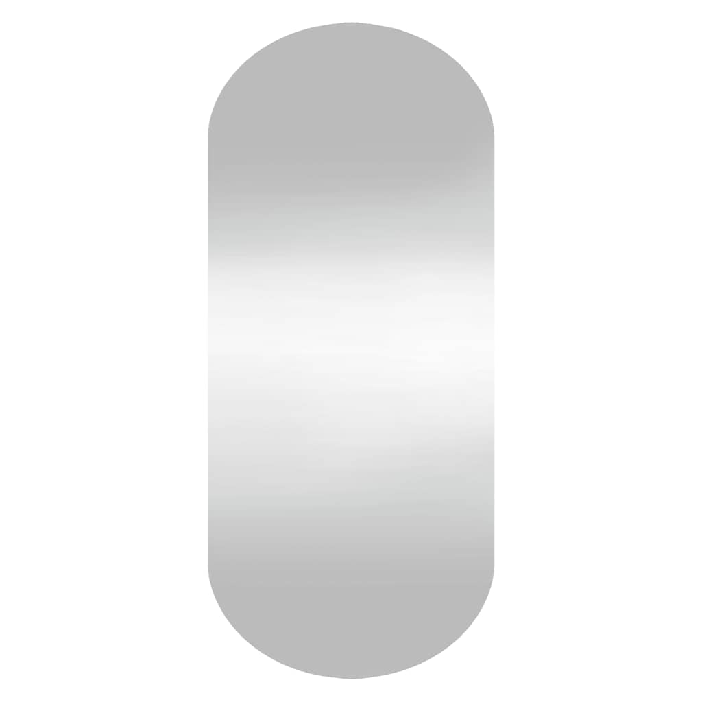 Wandspiegel 35 x 80 cm Glas Oval