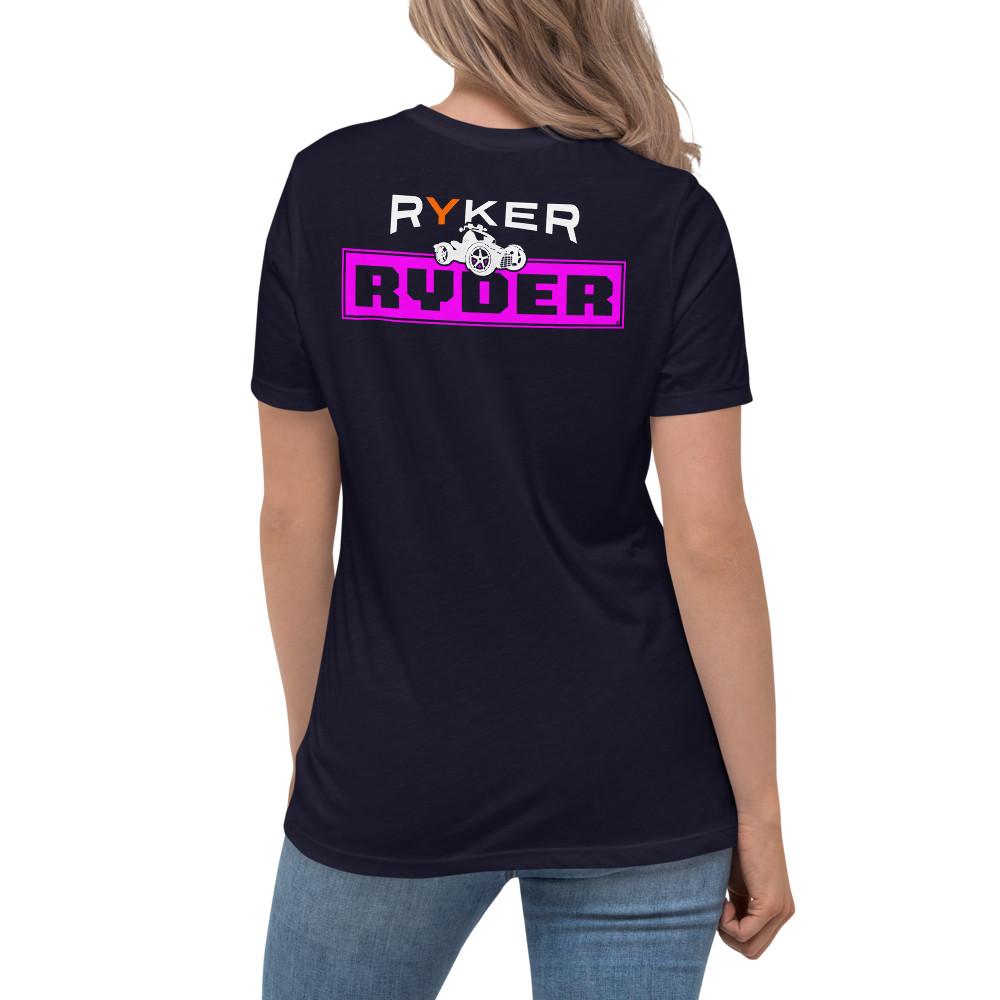 Can-Am Ryker Ryder Pink Logo Women s Relaxed T-Shirt L