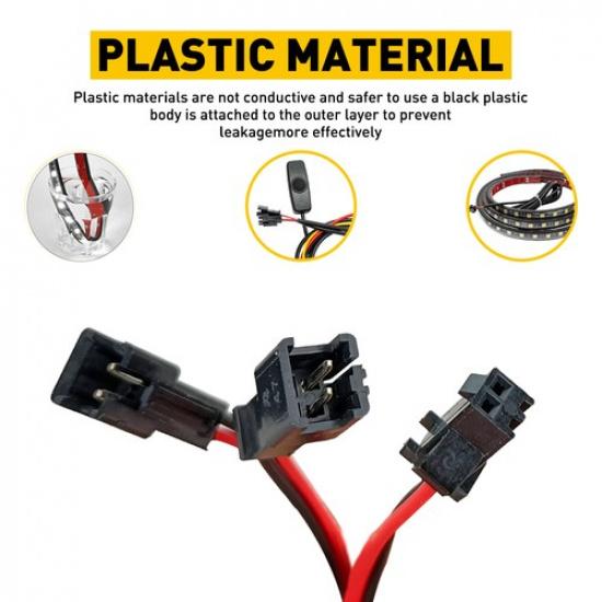 White LED Bed Tailgate Light Strip Kit Reverse Brake Signal Bar For Truck US EXV