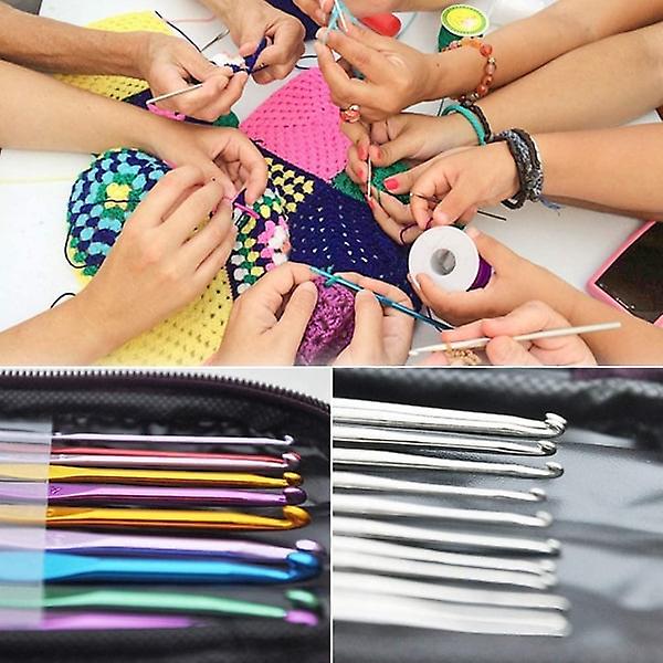Crochet Set Multicolor Knitting Tool Set Contains 100 Pieces DIY Gadgets