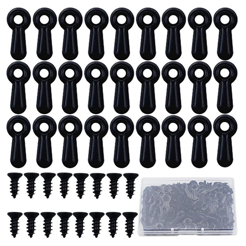 100PC Frame Picture Turn Button Fasteners Set Gold Hardware Backing Clips Picture Frame Backing Clips with Screws for Hanging Pictures Photos