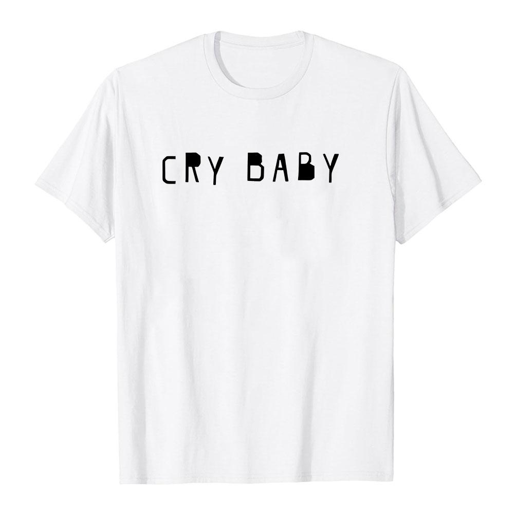 Vince Staples Cry Baby T-shirt Estiva Manica Corta Magliette da Uomo Unisex Streetwear Morbida Moda Larga Girocollo Grafica Merch Uomo