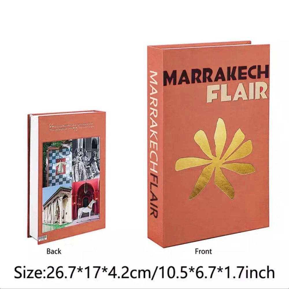 Thickened Artistic Atmosphere Book Storage Box Prop Books Model Simulation Book Fake Books