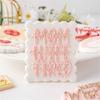 Biscuit Moulds Easy to Use Biscuit Stamps Mothers' Day Theme Plastic Material