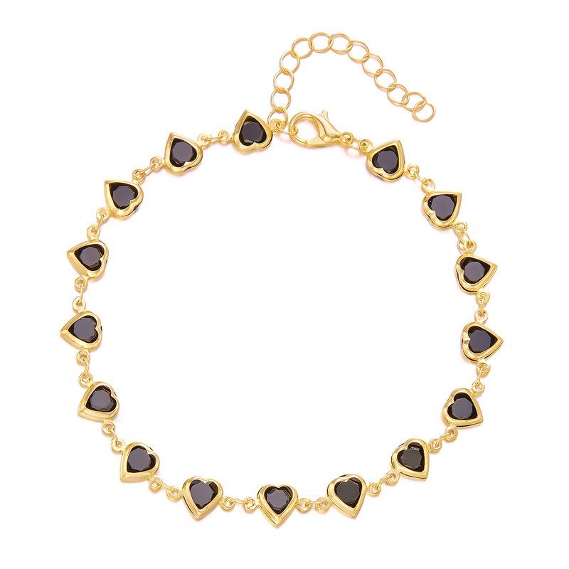 European American High-End Heart Flower Beaded Necklace & Girlish Flower Choker Set