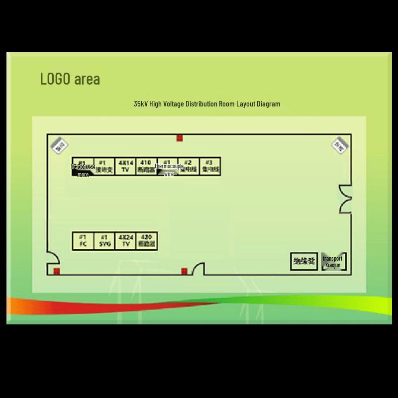 HUATAI HT-DZH-06 Transparent Acrylic Positioning Sign