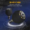 Gomexus E38 Reel Handle Round Replacement Handle for Daiwa Type S and Shimano Type A Spinning Suitable for Saltwater Boat and Lure Knob, EVA, Type,