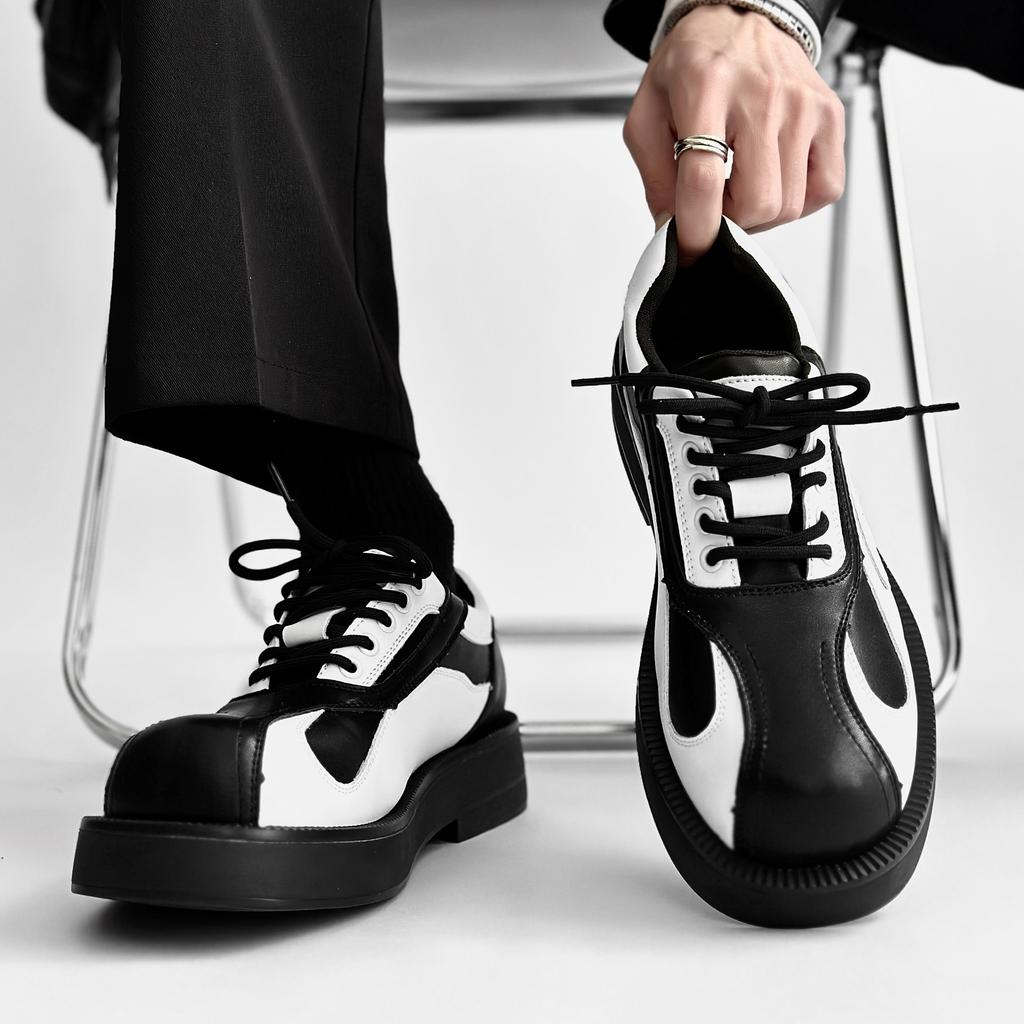 Fashion Business Formal White Leather Shoes Mens Fashion Casual Dress Shoes Japan Korea Formal Oxford Shoes For Men Zapatos Hombre