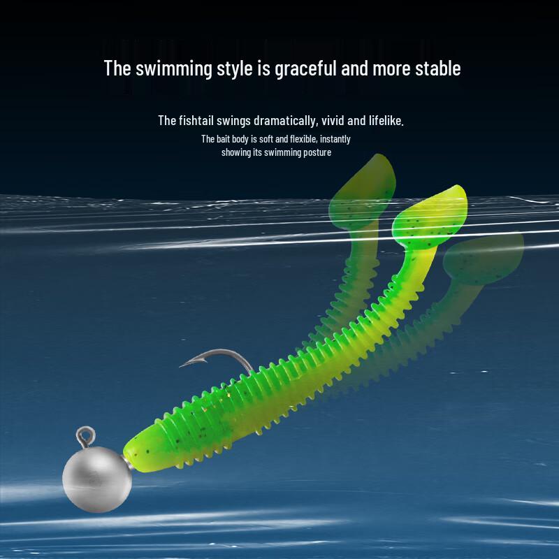 King Lure T-tail Soft Fishing Lures