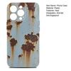 Vintage Rust Look Phone Case Industrial Iron Inspired Shockproof TPU Phone Cover for Iphone 15/14/13/12/11 ProMax