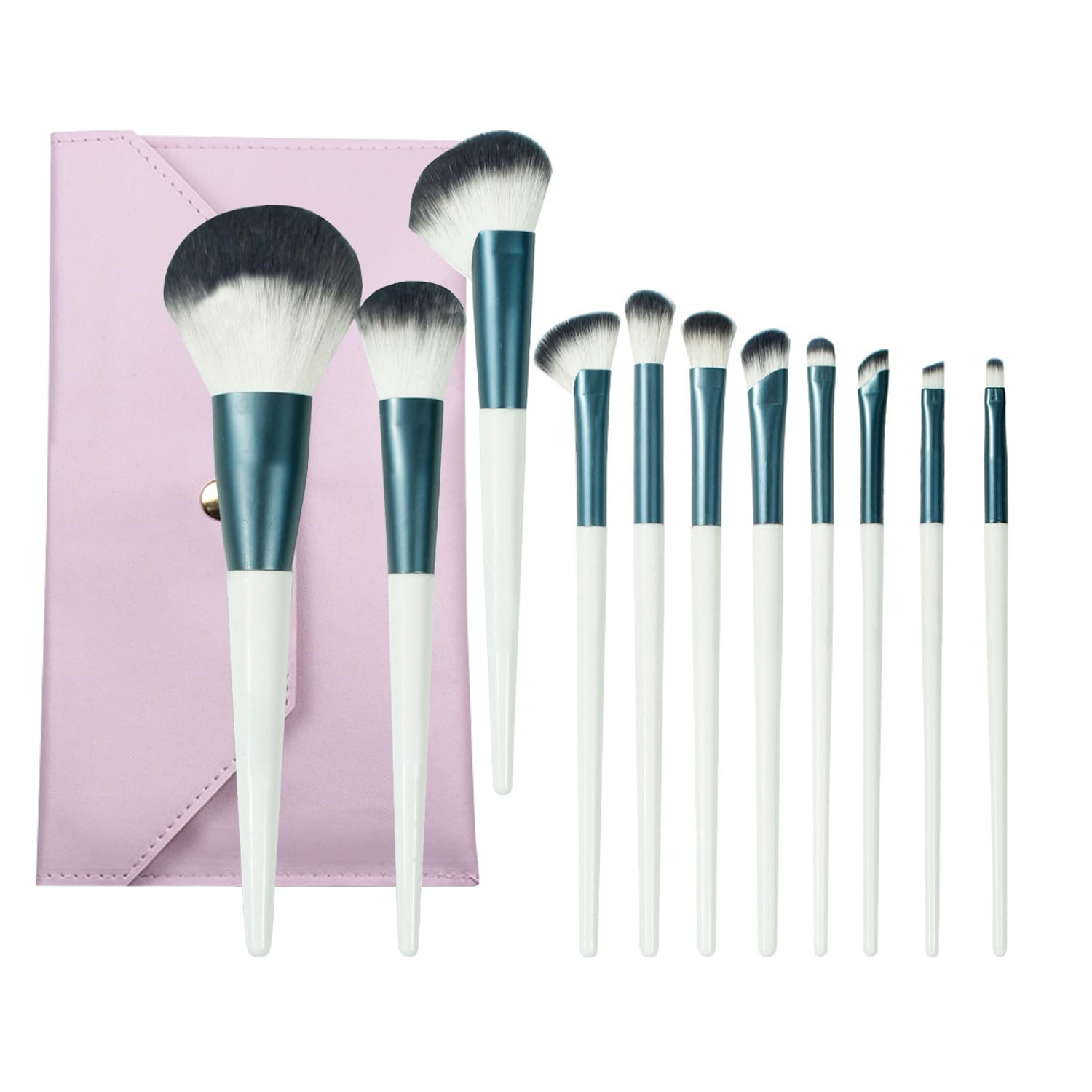 

Derpilo makeup brush set of popular makeup fiber gentle on the good powder holding makeup everyday easy to makeup for sensitive makeup tools 11, белый