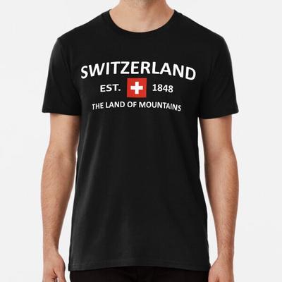 SCHWEIZ - DAS LAND DER BERGE S bis 5XL Hergestellt in AU/USA T-Shirt