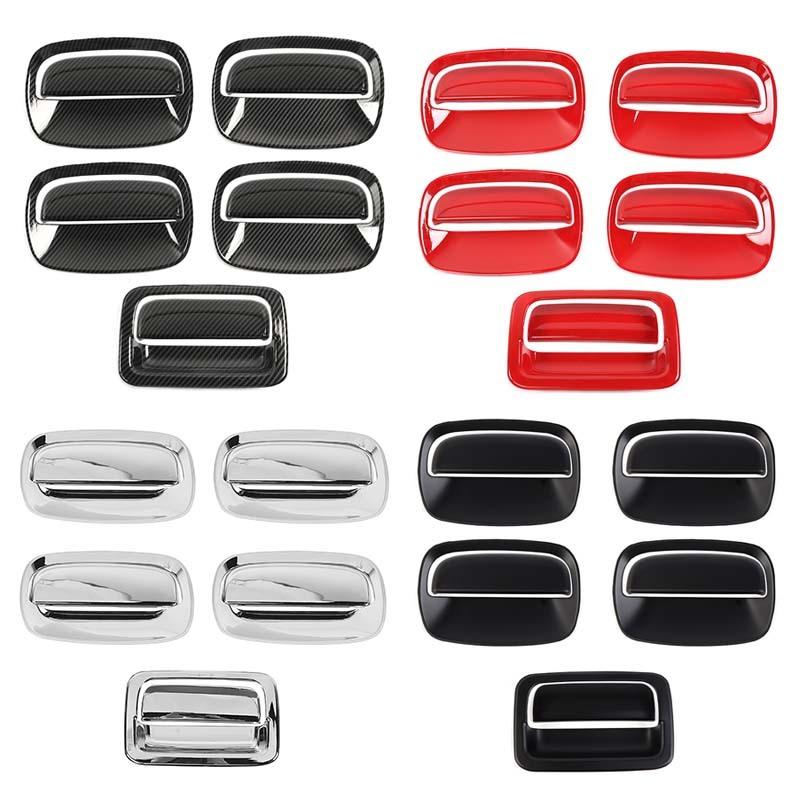 Car Door Tailgate Handle Shell Decoration Cover Stickers For Suzuki Jimny 2019 Up Exterior Accessories