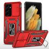 New Model Is Suitable for Samsung S25 Ultra Multi Function Ring Holder Mobile Phone Case S22 Guest Armor Anti Fall Case