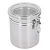Stainless Steel Sealed Can Food Storage Container Airtight Canister for Dried Fruit Milk Powder Tea Large 1600ml