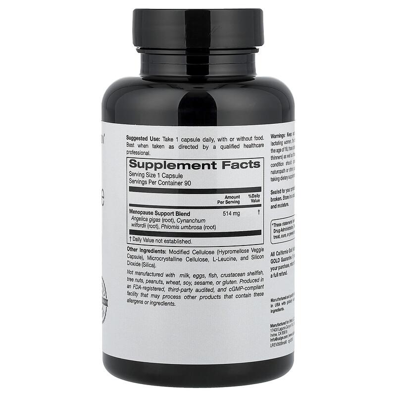 Beauty, Menopause Support with Angelica gigas, Cynanchum wilfordii, Phlomis umbrosa and L-Leucine, 90 Veggie Capsules