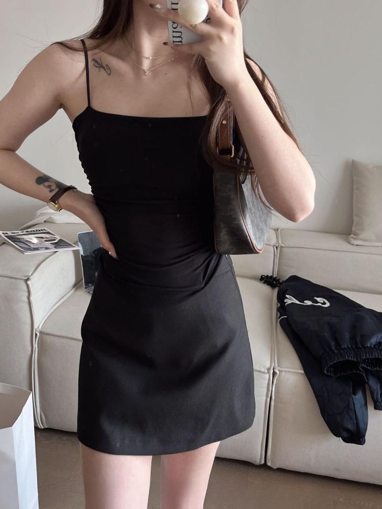 Crop Tops mit Brustpolster, einfarbig, Neckholder-Tanktop für Damen, Sommer-Camis, rückenfreies Camisole, modisches, lässiges Tube-Top, ärmelloses Cropped-Weste