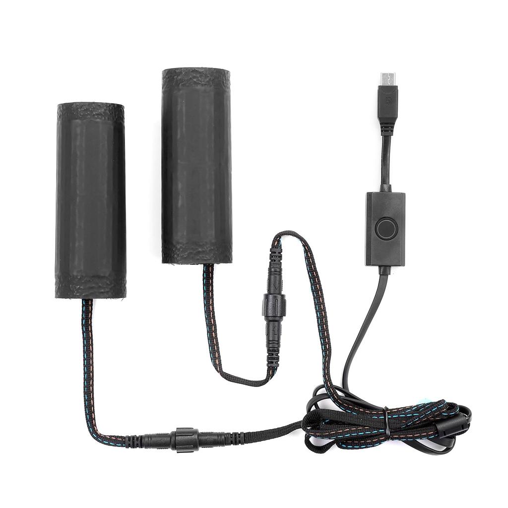 KEMIMOTO KM005-T Bike Grip Heater, Wrap Type, Type Grip Heater with Switch, 10 Seconds