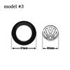 FD02-Car Styling Steering Wheel Logo Decoration Stickers For Volkswagen GTI Polo Golf Passat Scirocco Jetta Beetle Tiguan Accessories
