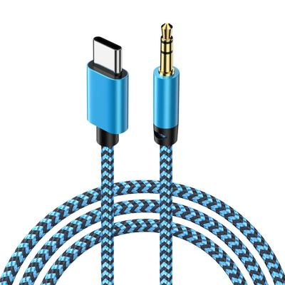 USB C na Konverzný Audio Kábel Jack pre Slúchadlá AUX Kábel FodLop Stereo Mini Konektor Audio Kábel Kompatibilný s 1M 3.5mm [Vstavaný DAC/Hi-Fi 3.5mm